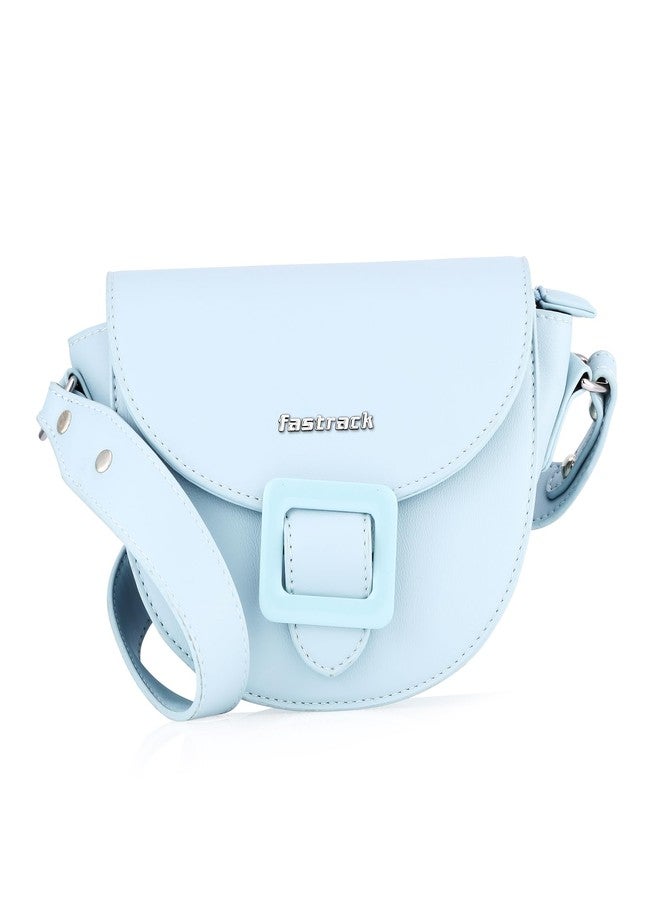 Fastrack Blue Structured Sling Bag - Image 1